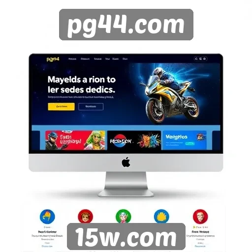 Experiência de usuário otimizada no site pg44.com