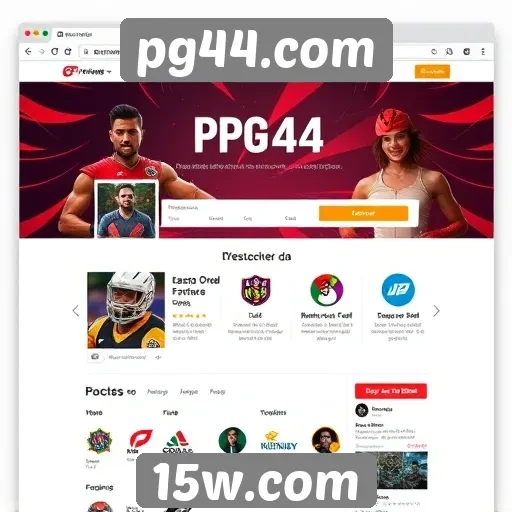 Interface do usuário do pg44.com e sua usabilidade